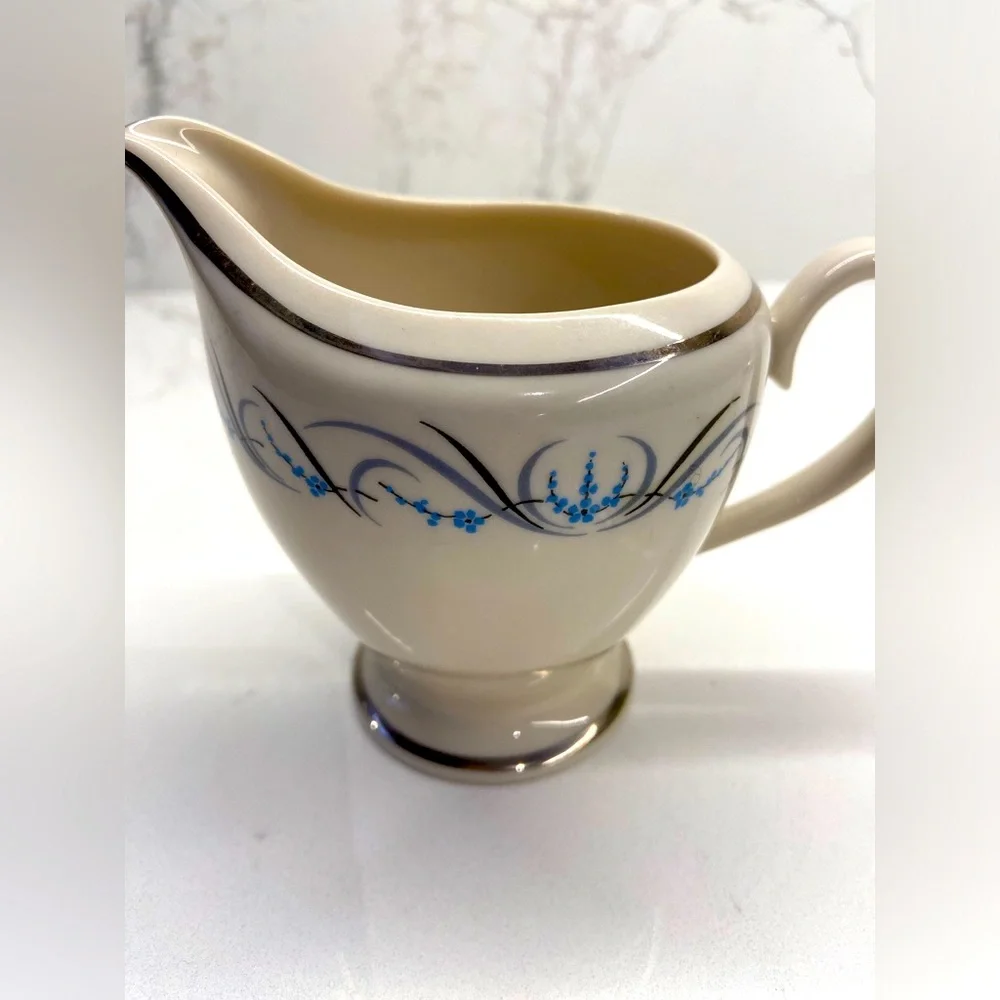 Vintage Society fine China Waltz of Spring Creamer Made in USA Tea party mcm - Picture 1 of 6